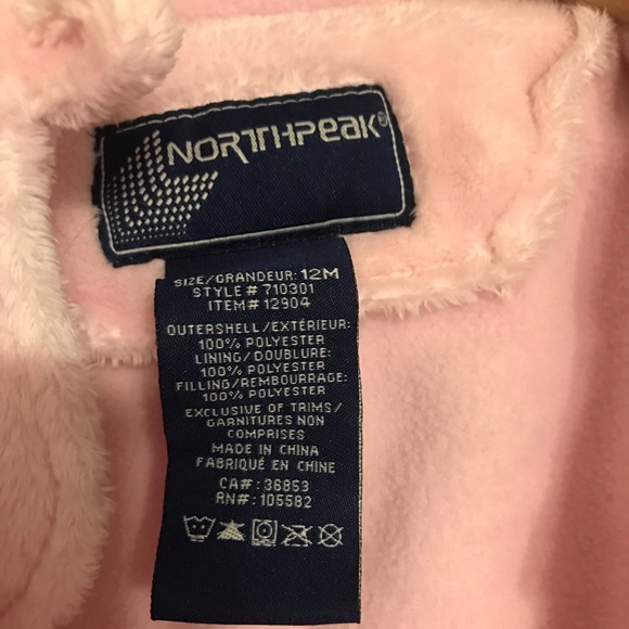 Infant girl snowsuit 12 months - Picture 2 of 2